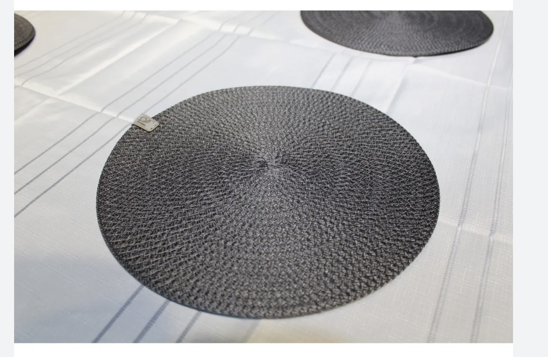 HASIRLI SUPLA SİYAH ( 38 CM )