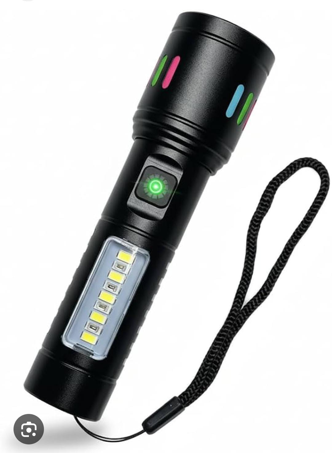 METAL KASALI UZUN MENZİLLİ LED FENER 15 CM *