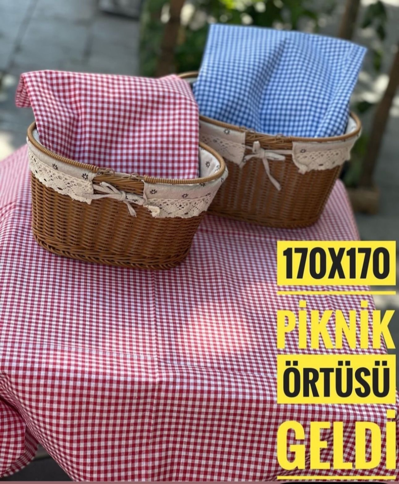 MASA ÖRTÜSÜ 170*170 %100 PAMUK SİYAH *